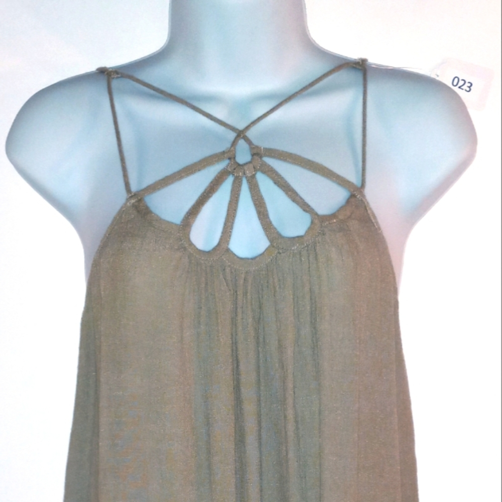 S - DOE & RAE - OLIVE - BOHO STYLE TANK